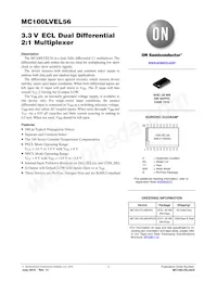 MC100LVEL56DWR2G Datasheet Cover