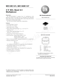 MC10E157FNR2G Datasheet Cover