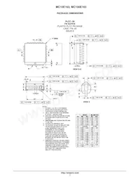 MC10E163FNR2G Datasheet Page 7