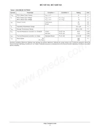 MC10E164FNR2G Datasheet Pagina 3