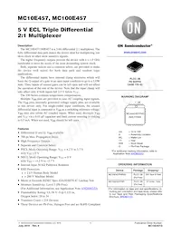 MC10E457FNR2G Datenblatt Cover