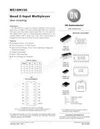 MC10H158PG Datenblatt Cover