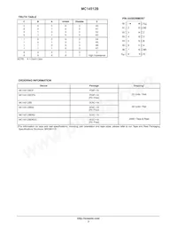 MC14512BD Datasheet Pagina 2