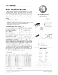 MC14532BCPG Datasheet Cover