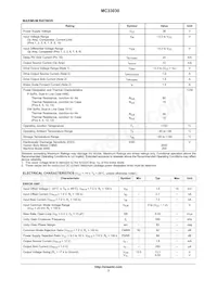 MC33030DWR2G Datasheet Page 3
