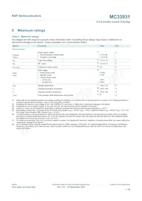MC33931VWR2 Datasheet Page 7
