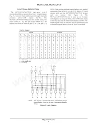 MC74ACT138DTR2 Datasheet Page 2