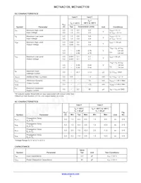 MC74ACT139DR2G Datasheet Page 5