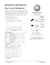 MC74ACT153D Datasheet Cover
