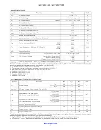 MC74ACT153D Datasheet Page 3