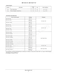 MC74ACT157NG Datasheet Pagina 6