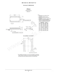 MC74ACT157NG Datasheet Page 8