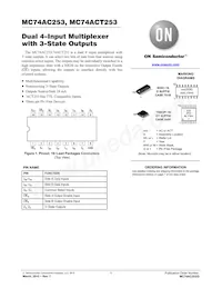 MC74ACT253D Datasheet Cover