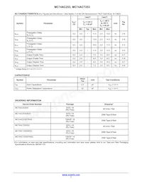 MC74ACT253D Datasheet Page 7