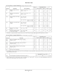 MC74HC139ADTR2數據表 頁面 4