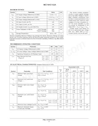 MC74HC153ADTG Datasheet Pagina 2