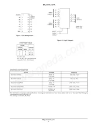 MC74HC157AFELG Datasheet Pagina 2