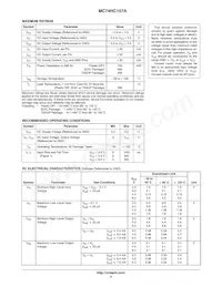 MC74HC157AFELG Datasheet Pagina 3