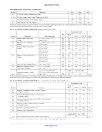 MC74HCT138ADR2G Datasheet Page 3