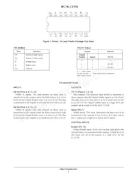 MC74LCX158M Datasheet Page 2