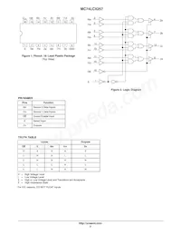MC74LCX257DR2G Datasheet Page 2