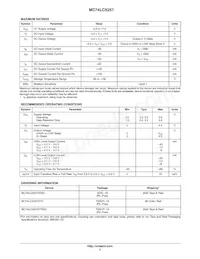MC74LCX257DR2G Datasheet Page 3
