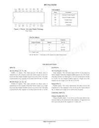 MC74LCX258MEL Datasheet Page 2