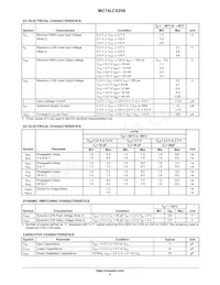 MC74LCX258MEL Datasheet Page 5