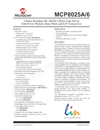 MCP8025A-115H/PT Datasheet Cover