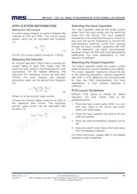 MP2410GJE-P Datasheet Page 14