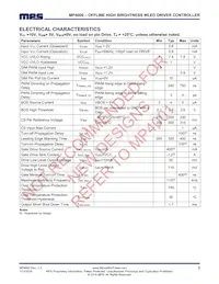MP4000DS-LF Datasheet Page 3