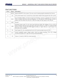 MP4001DS-LF Datasheet Page 4