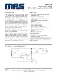 MP4026GJ-P Datasheet Cover