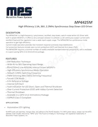 MP4425MGQB-P Datasheet Cover