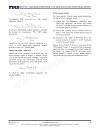 MP4700GS Datasheet Page 15