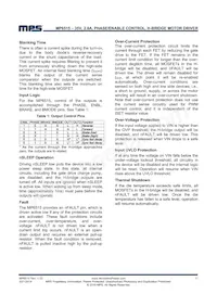 MP6515GF Datasheet Pagina 11