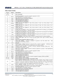 MP6534GU-P Datasheet Pagina 13