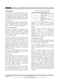 MP6538GV-P Datasheet Page 11