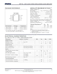 MP7720DS-LF Datasheet Pagina 2