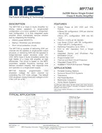MP7748DF-LF Datasheet Cover
