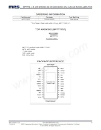 MP7770GFR Datasheet Page 3