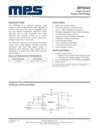 MP8040DN-LF Datasheet Cover