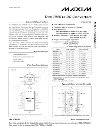 MX536AJCWE+ Datasheet Pagina 2