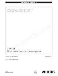 N74F139D Datasheet Cover