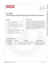 NC7SZ66P5 Datasheet Page 2