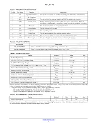 NCL30170ADR2G Datasheet Page 3