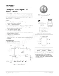 NCP5007SNT1 Datasheet Cover