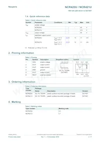 NCR420ZX Datasheet Page 2
