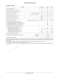 NCV33033DWR2G Datasheet Page 3