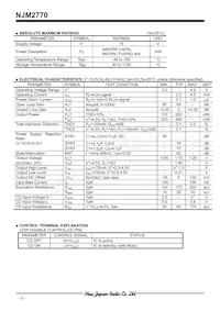NJM2770RB1-TE1 Datenblatt Seite 2